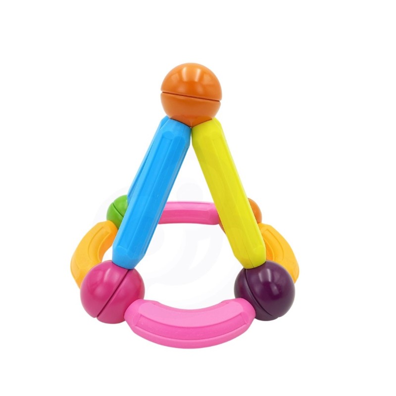 WOOPIE Magnetická Vzdelávacia Stavebnica 28 Dielov