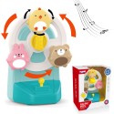 WOOPIE BABY Hudobný Kolotoč so Zvieratkami - Modrý