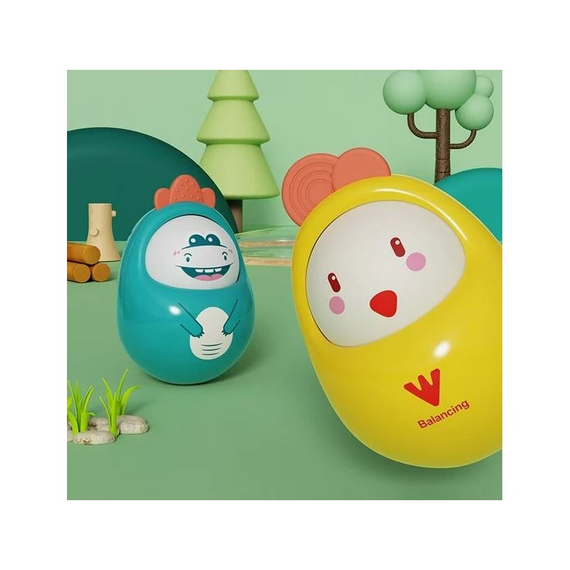 WOOPIE BABY Hudobná Hojdacia Hračka - Dinosaurus