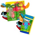 WOOPIE Baby Senzorická Knižka s Chvostíkmi Lesných Zvieratiek