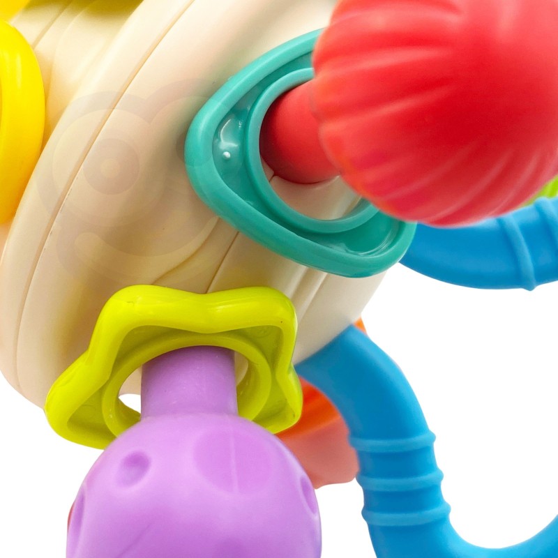 WOOPIE BABY Farebná Hrkálka v Tvare Loptičky 0m+