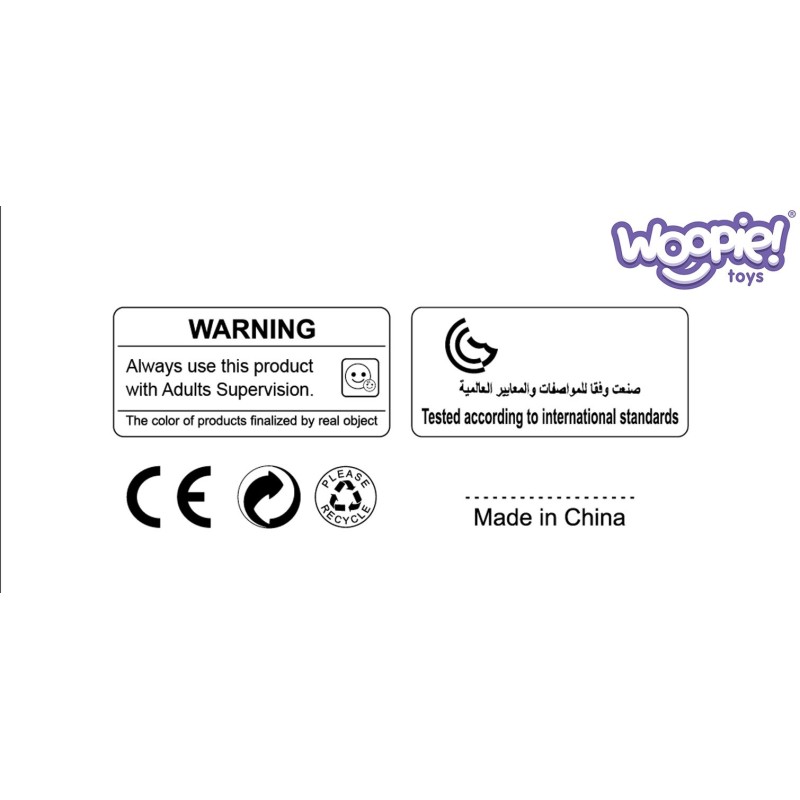 WOOPIE BABY Farebná Hrkálka v Tvare Loptičky 0m+