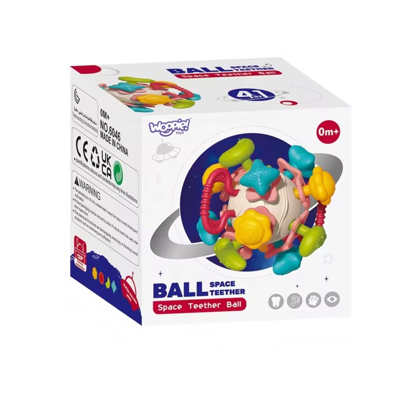 WOOPIE BABY Mäkká Senzorická Hrkálka 0m+