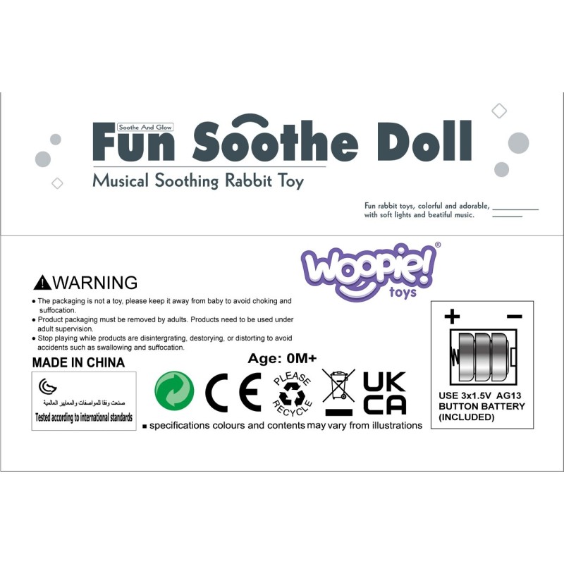 WOOPIE BABY Interaktívny Plyšový Zajačik - Ružový