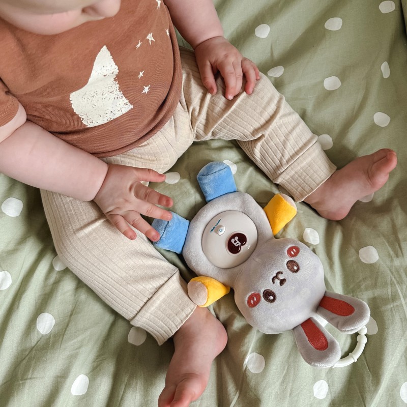 WOOPIE BABY Interaktívny Plyšový Zajačik - Modrý