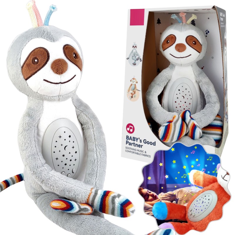 WOOPIE BABY Interaktívny Plyšový Lemur