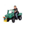 Rolly Toys nákladné auto na pedáloch Unimog Mercedes-Benz Winch