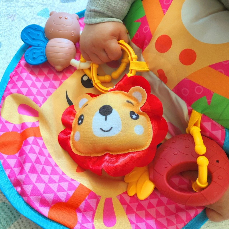 WOOPIE BABY Interaktívna Podložka s Hrkálkami a Hryzátkom