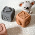 WOOPIE BABY Pyramídka Senzorické Kocky - Čísla