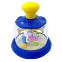 WOOPIE BABY Farebný Kolotoč s Koníkmi a Loptičkami Modrý