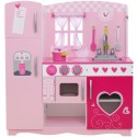 Ružová Drevená Kuchyňa Classic World
