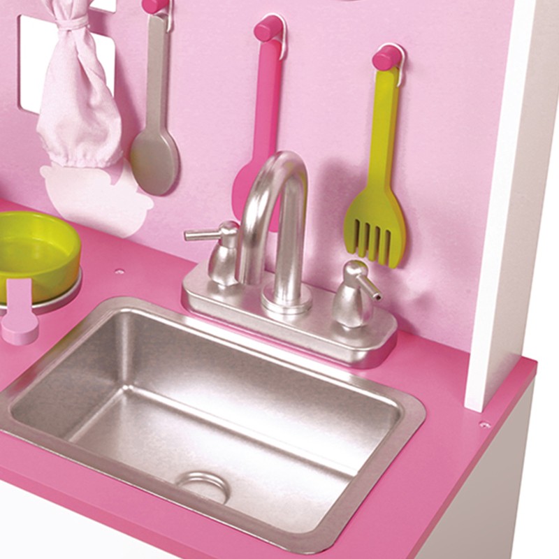 Ružová Drevená Kuchyňa Classic World