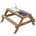 AXI Drevený Piknikový Stôl so Sedením a Nádobou na Vodu a Piesok