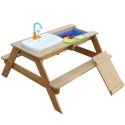 AXI Drevený Piknikový Stôl so Sedením a Nádobou na Vodu a Piesok