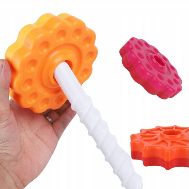 WOOPIE BABY Skrutkovacia Pyramídka - Veža so Zvieratkami