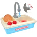 WOOPIE Detská Kuchynka s Tečúcou Vodou a Príslušenstvom - Modrá