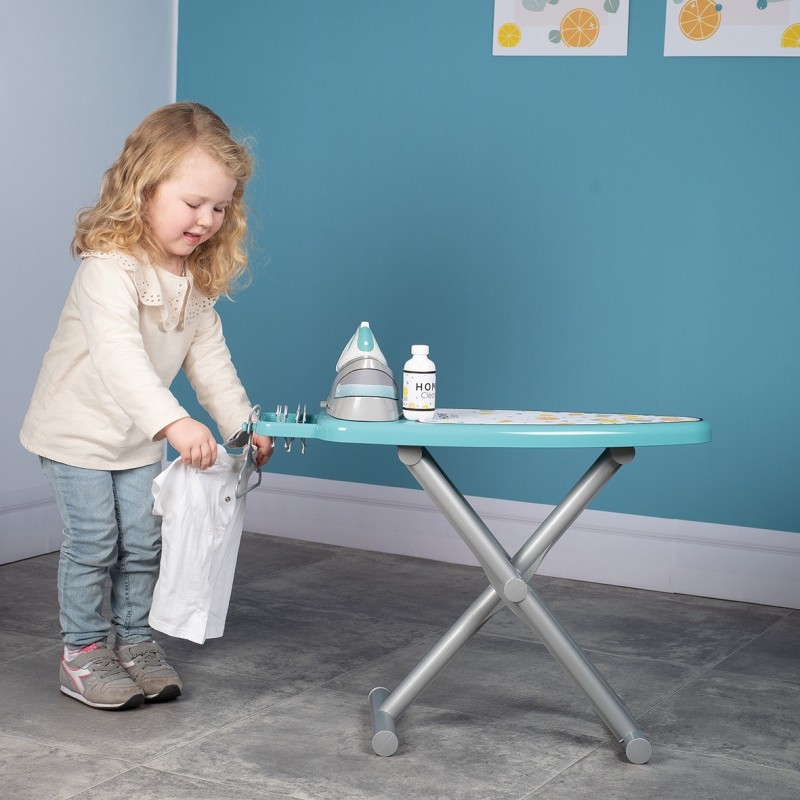 SMOBY Žehliaca Doska s Naparovacou Žehličkou - Modrá