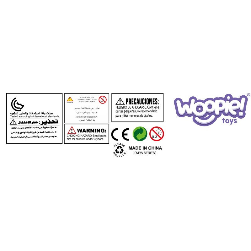 WOOPIE Bábika v Oblečení s Obrázkom Medvedíka 46 cm