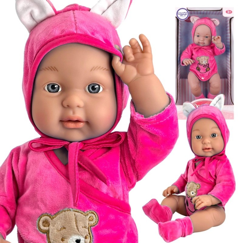 WOOPIE Bábika v Oblečení s Obrázkom Medvedíka 46 cm