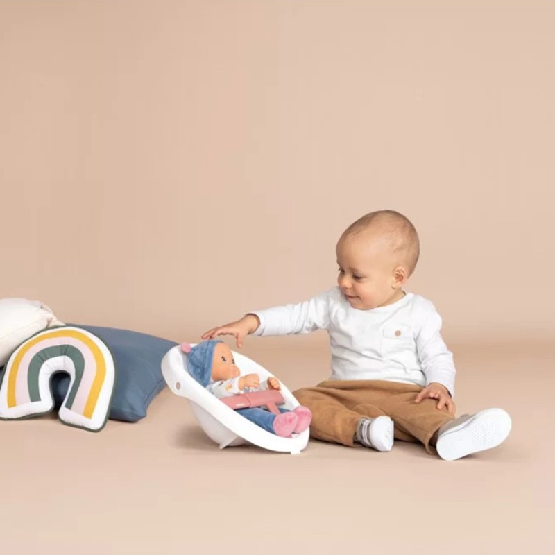 Smoby Little Kočík, Chodítko a Sedačka + Bábika 3v1