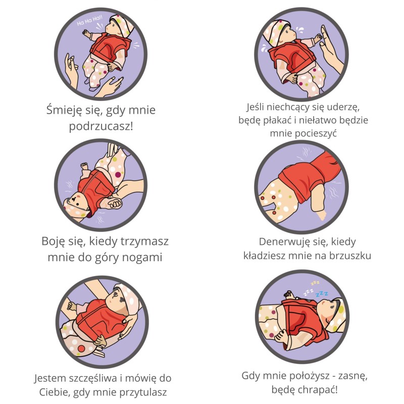 WOOPIE ROYAL Interaktívna Bábika Marcia Baby Dolls