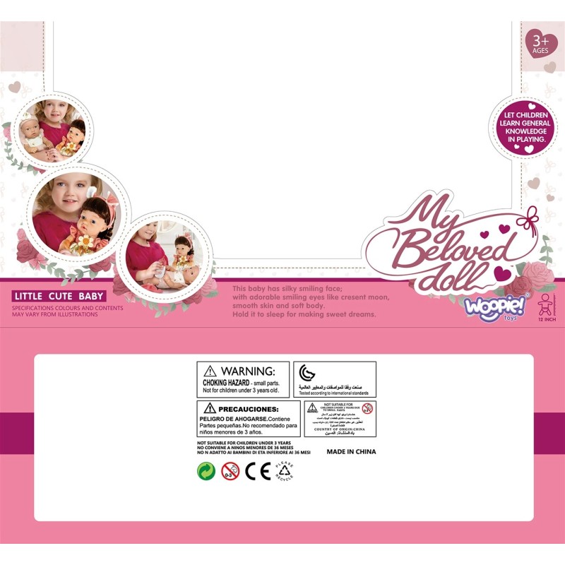 WOOPIE ROYAL Sada na Starostlivosť - Bábika s Príslušenstvom