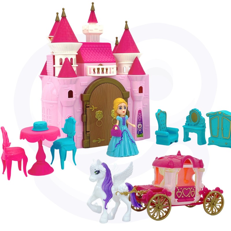 WOOPIE Interaktívny Zámok s Princeznou a Príslušenstvom