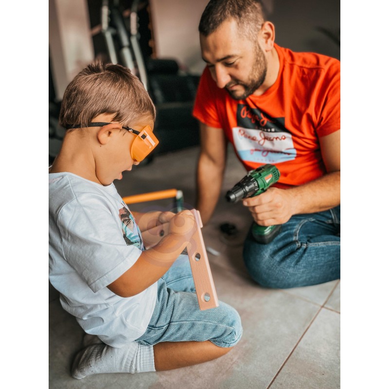 WOOPIE Veľká Skrinka s Náradím pre Deti 15 ks.