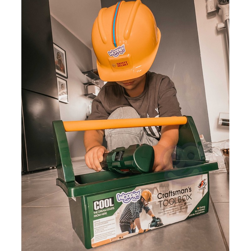 WOOPIE Veľká Skrinka s Náradím pre Deti 15 ks.