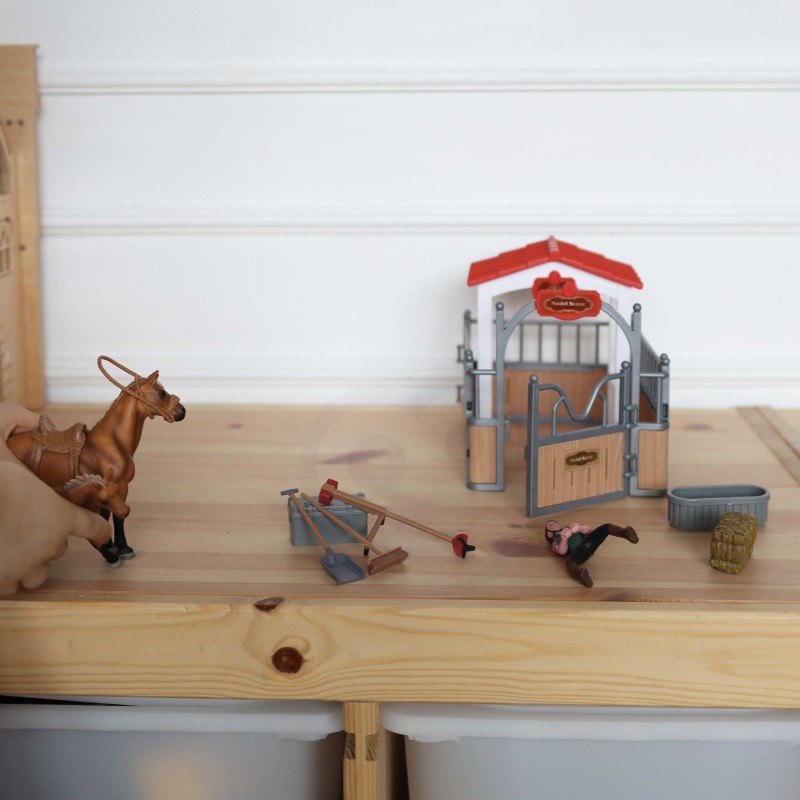 WOOPIE Farma - Stajňa so Záhradou a Figúrkami 18 Dielov