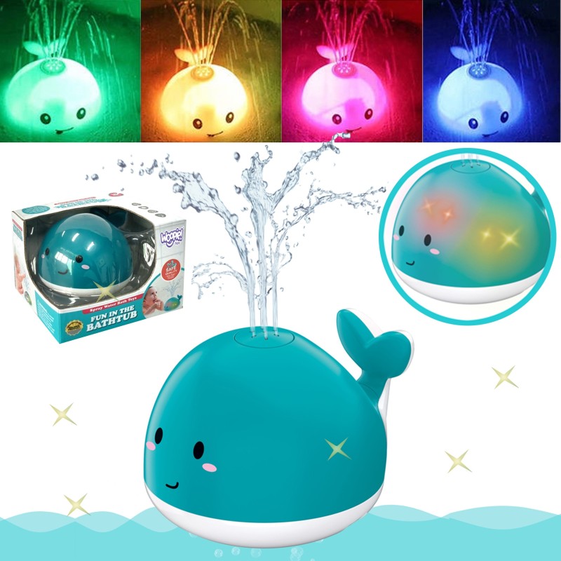 WOOPIE Veľryba s Fontánkou na Kúpanie - Modrá