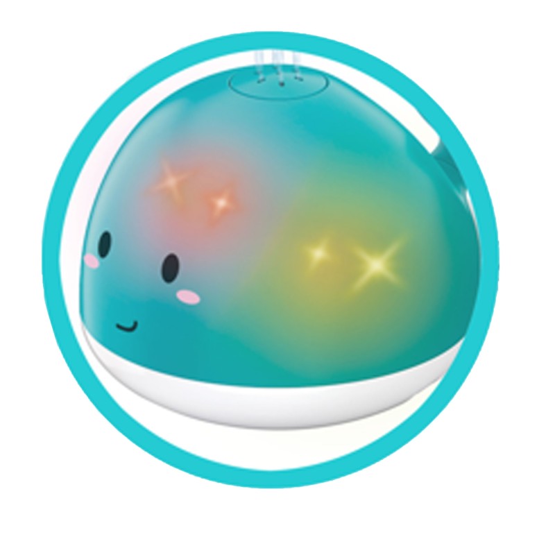 WOOPIE Veľryba s Fontánkou na Kúpanie - Modrá