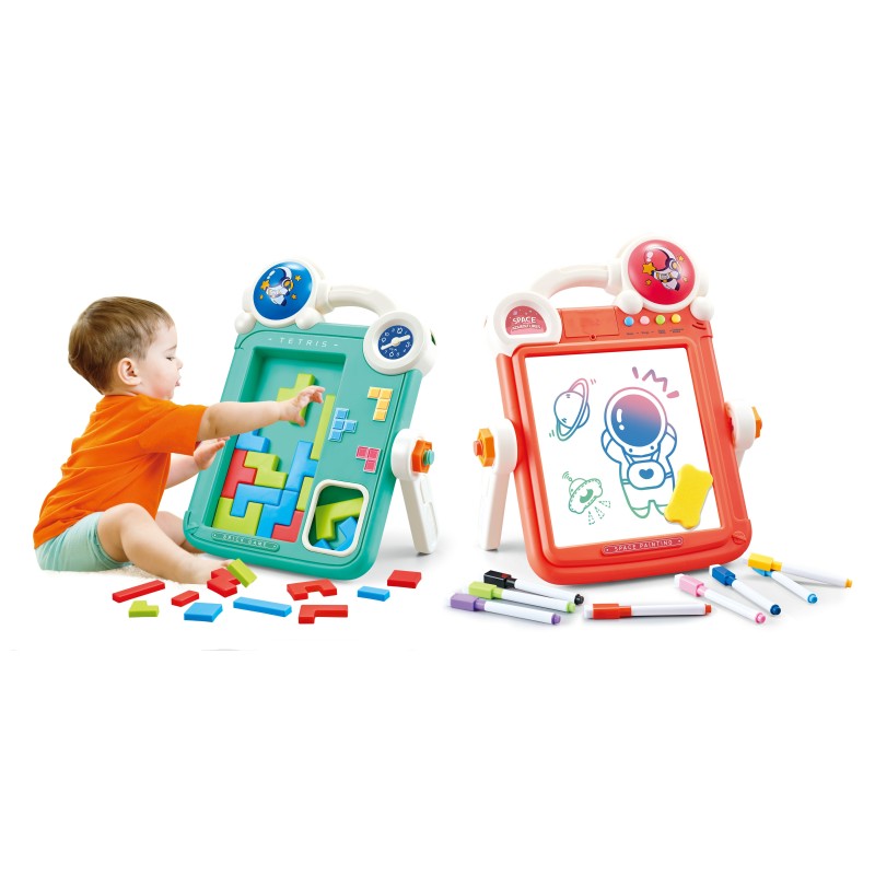 WOOPIE Obojstranná Tabuľa na Kreslenie + Hra Tetris 2v1