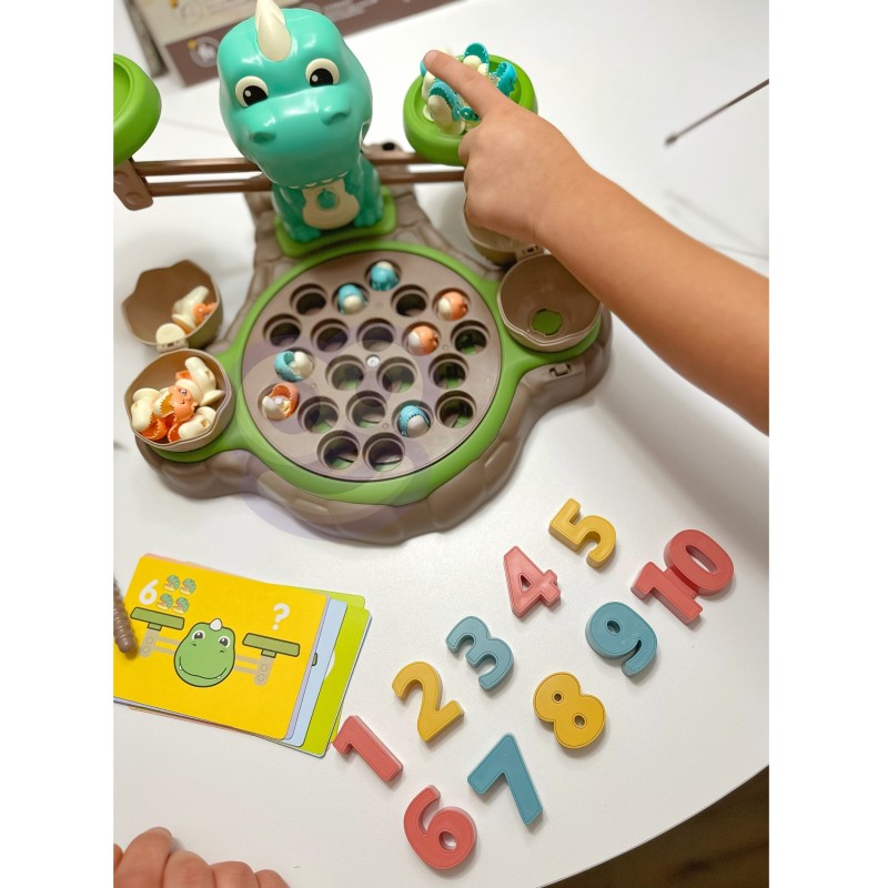 WOOPIE Váha - Hra na Počítanie a Chytanie Dinosaurov