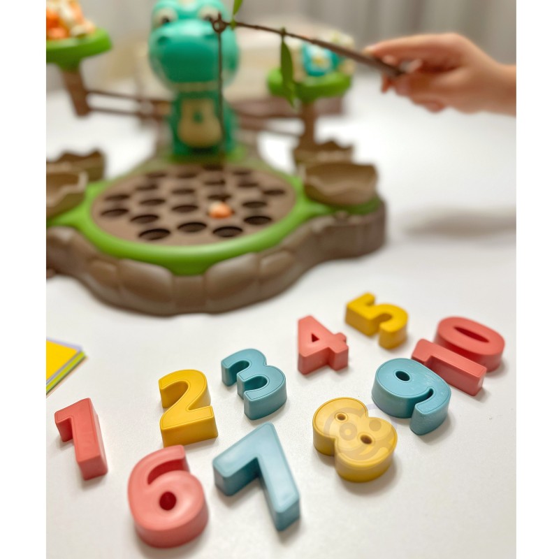 WOOPIE Váha - Hra na Počítanie a Chytanie Dinosaurov