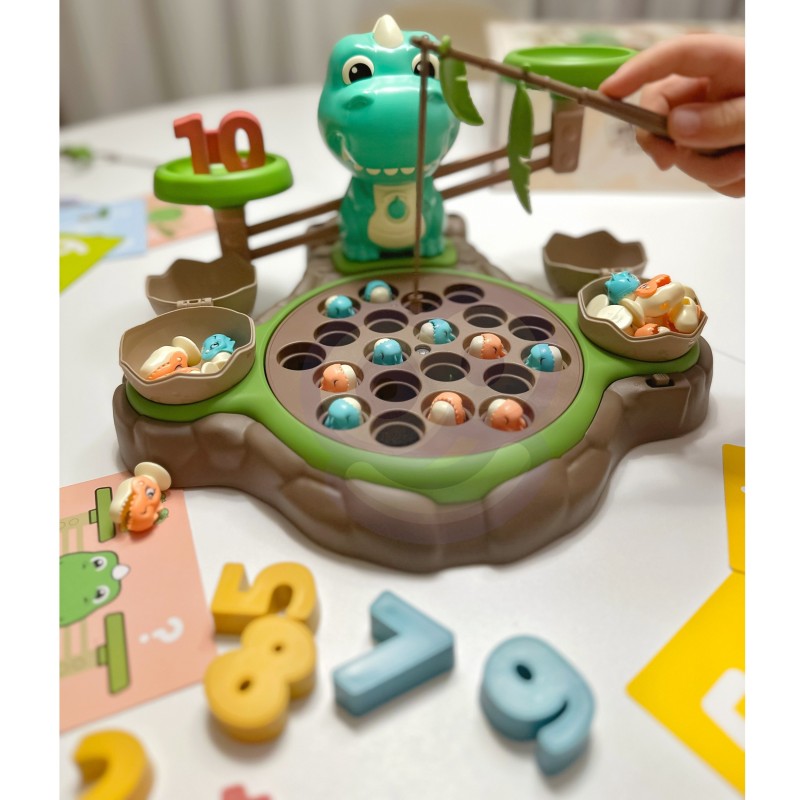 WOOPIE Váha - Hra na Počítanie a Chytanie Dinosaurov