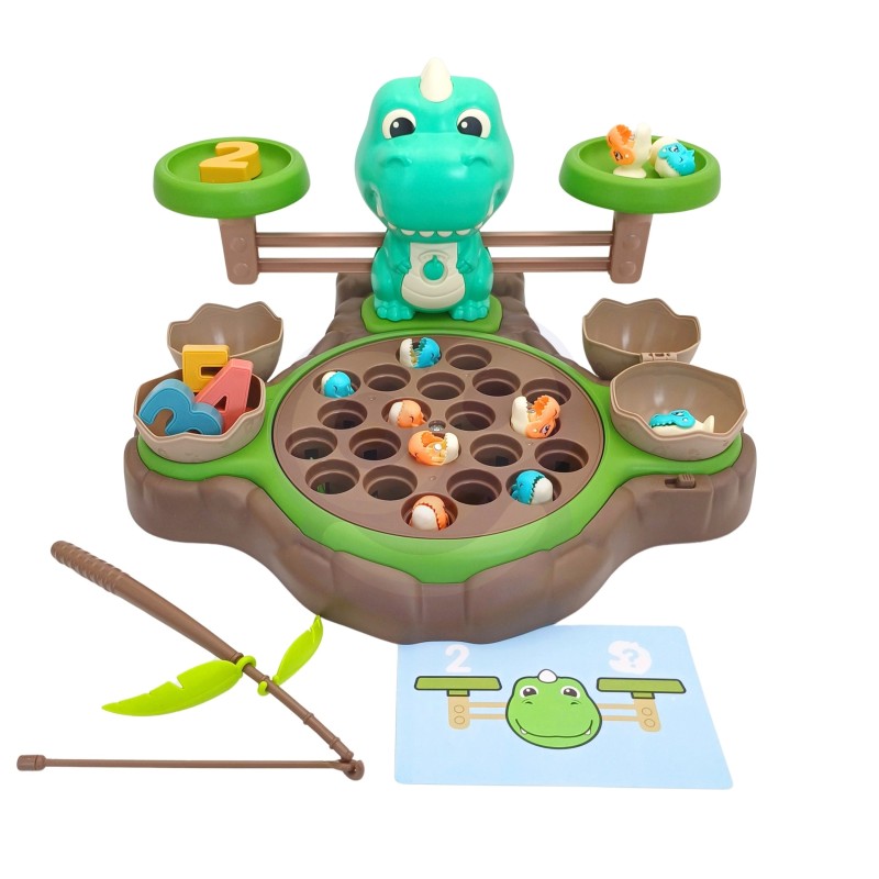 WOOPIE Váha - Hra na Počítanie a Chytanie Dinosaurov