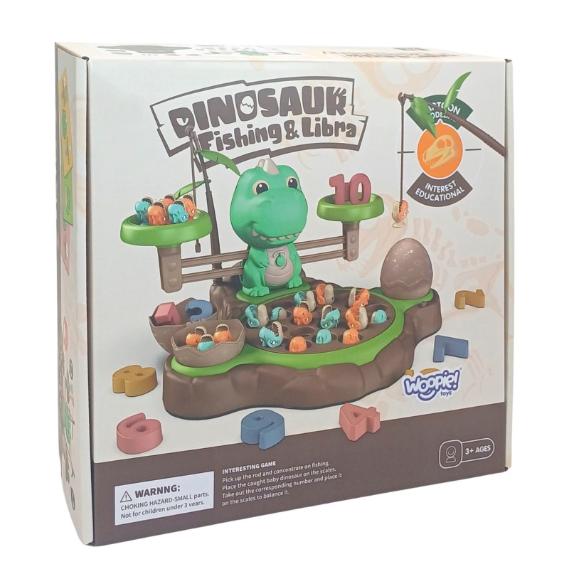 WOOPIE Váha - Hra na Počítanie a Chytanie Dinosaurov