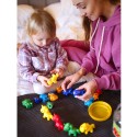 WOOPIE Skladacie Montessori Figúrky - Jednorožce 10 ks. Čísla