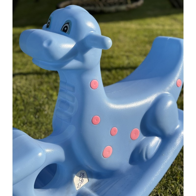 WOOPIE HOJDAČKA MULTIPLAYER DINO SWING Modrá