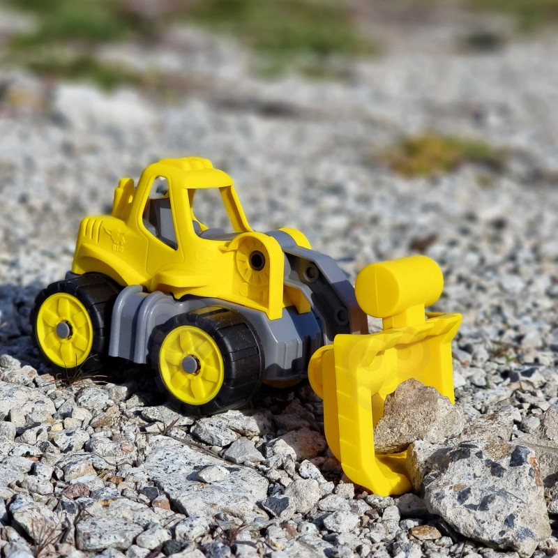BIG Mini Žltý Stavebný Nakladač