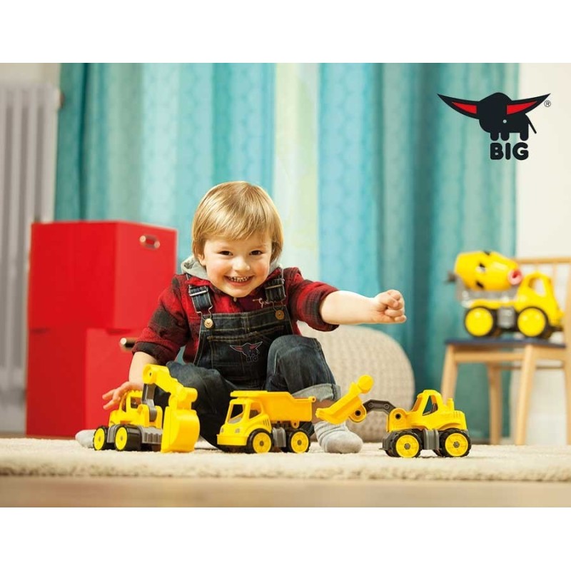 BIG Mini Žltý Stavebný Nakladač