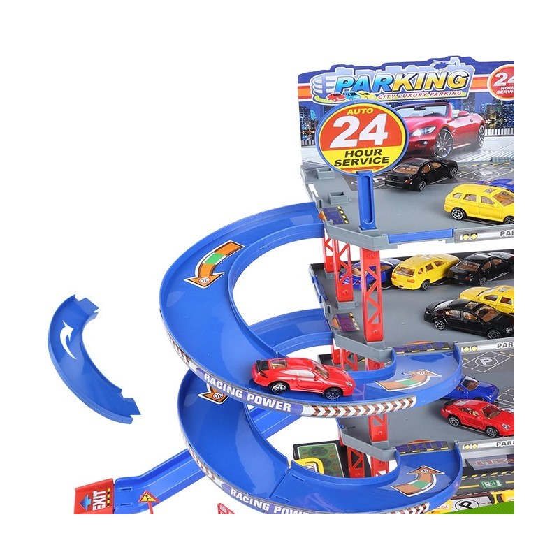 WOOPIE Poschodové Parkovacie Garáže s Vozidlami