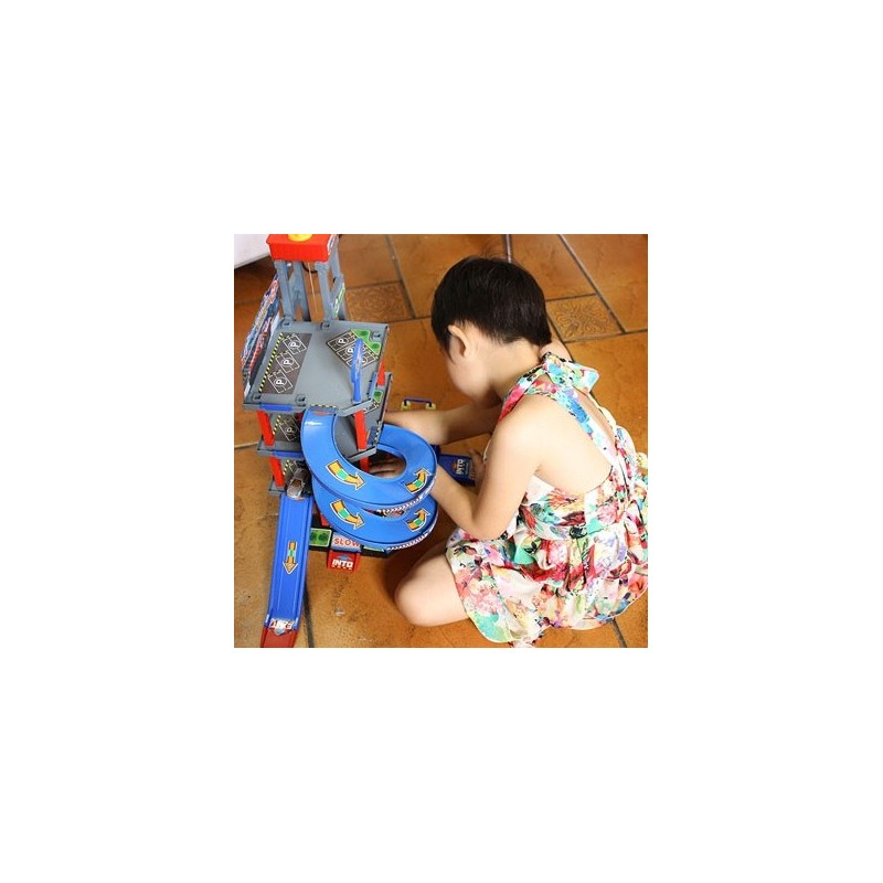 WOOPIE Poschodové Parkovacie Garáže s Vozidlami