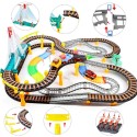 WOOPIE Elektrická Železnica a Závodná Dráha XXL 2v1