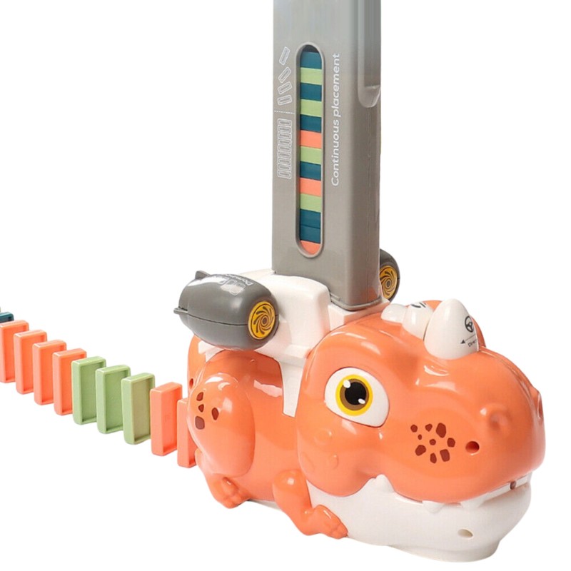 WOOPIE Interaktívny Domino Vláčik - Oranžový Dino