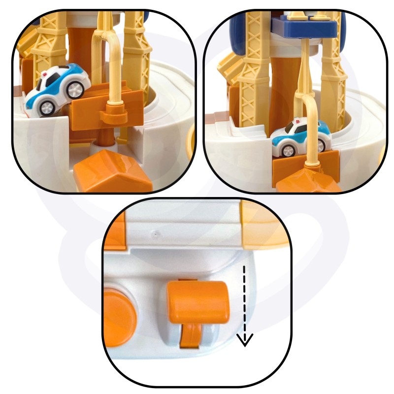 WOOPIE Interaktívna Autodráha "Panda a Vesmírne Dobrodružstvo"