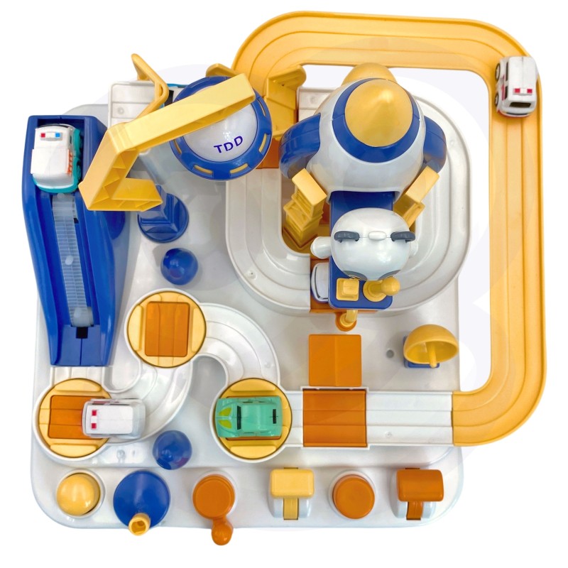 WOOPIE Interaktívna Autodráha "Panda a Vesmírne Dobrodružstvo"