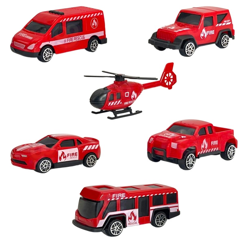 WOOPIE Hasičksý Kamión Transporter s Vozidlami 3v1