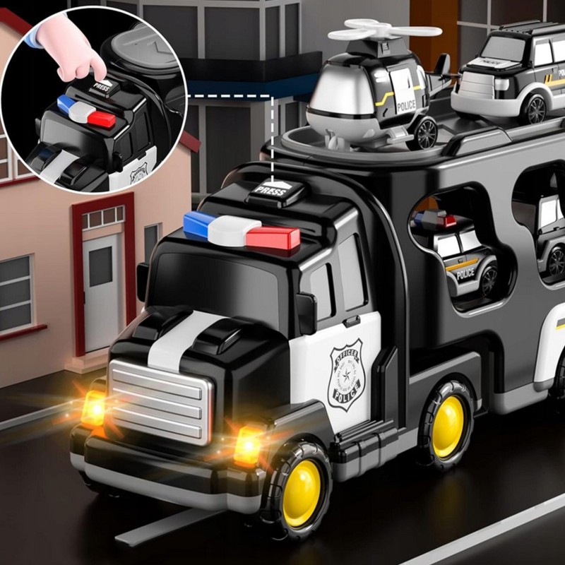 WOOPIE Odťahová Služba Sada 5 Áut- Polícia